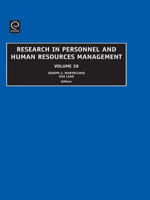 cover image of Research in Personnel and Human Resources Management, Volume 28